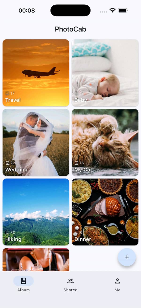 PhotoCab app preview screenshot